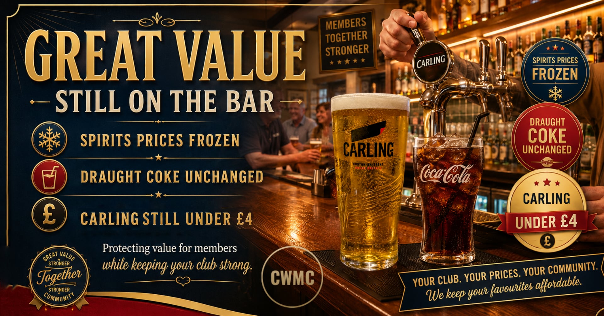 Great Value remains some small changes to a few lines