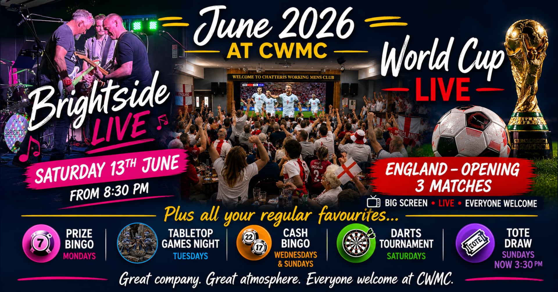 What's On in June 2026 at Chatteris WMC