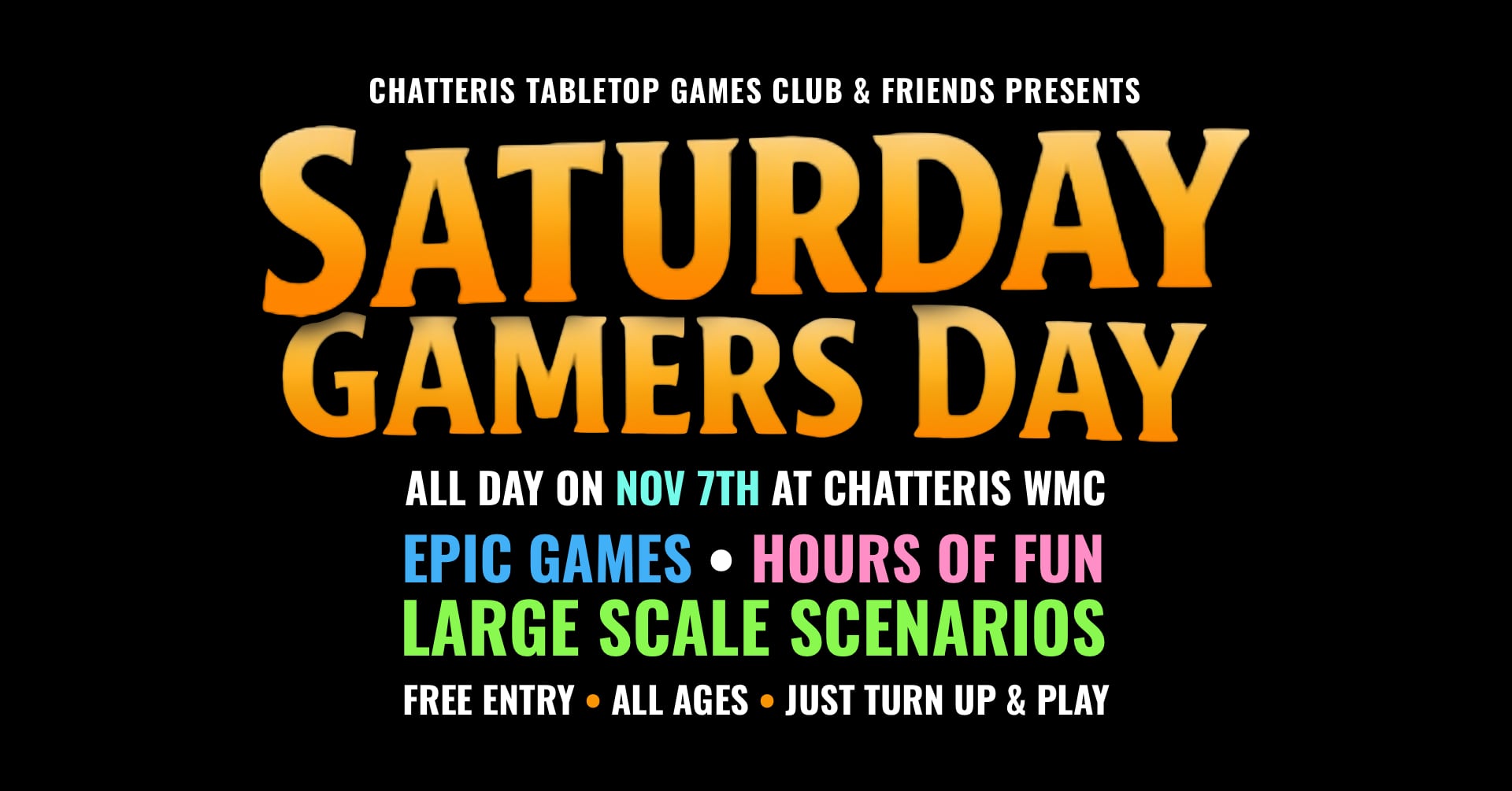 Saturday Gamers Day November 2026